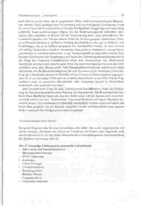 Vorschauseite 5: Organtransplantation - Lebendspende