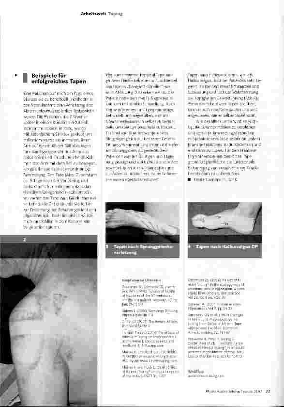 Vorschauseite 2: Funktionelles Taping mit elastischem Tape aus Japan