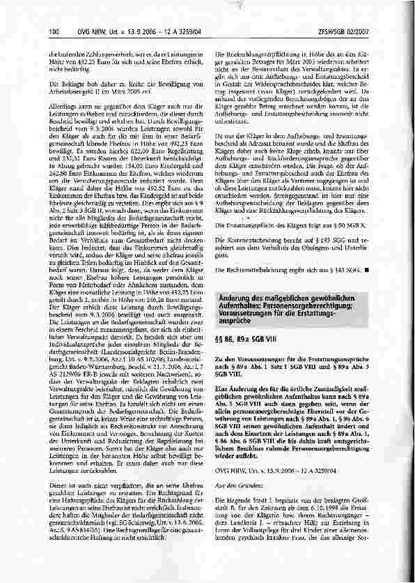 Vorschauseite 3: Beurteilung der Bedürftigkeit; Bewilligung von Leistungen der Grundsicherung; Rückwirkende Bewilligung; Zeitpunkt des tatsächlichen Zuflusses