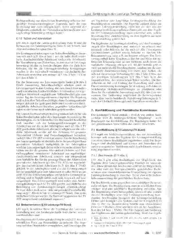 Vorschauseite 3: Einführung in den Leistungstarifvertrag des Bundes - Teil II (Ziff. 6 - 8.2.2) -
