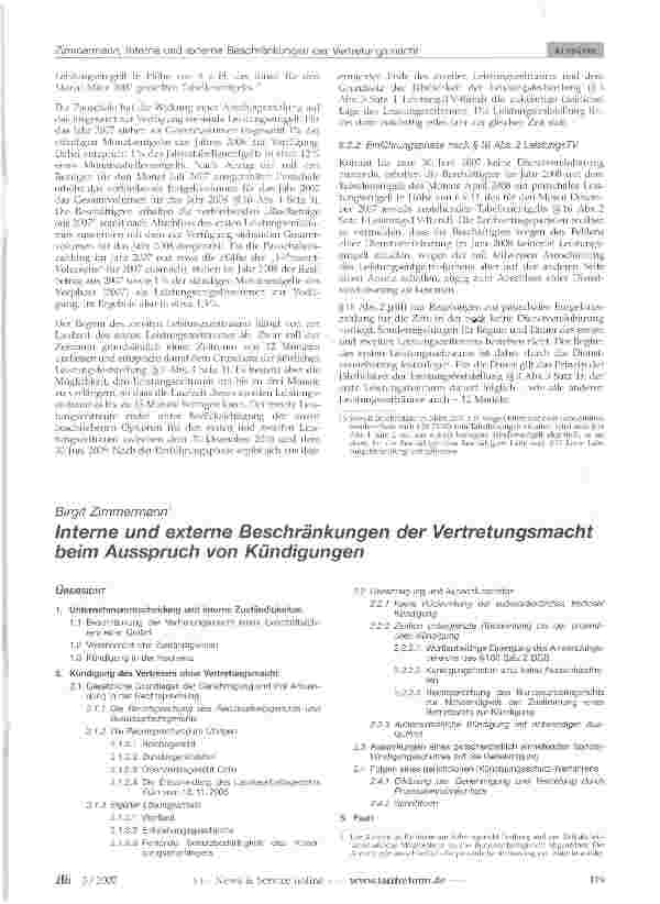 Vorschauseite 6: Einführung in den Leistungstarifvertrag des Bundes - Teil II (Ziff. 6 - 8.2.2) -