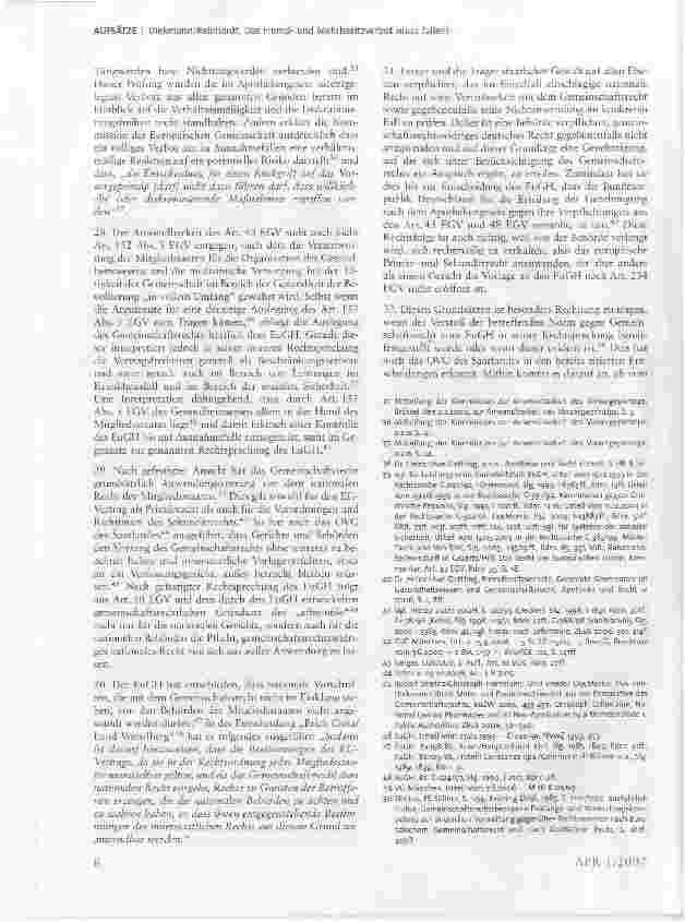 Vorschauseite 4: Das Fremdund Mehrbesitzverbot muss fallen!
