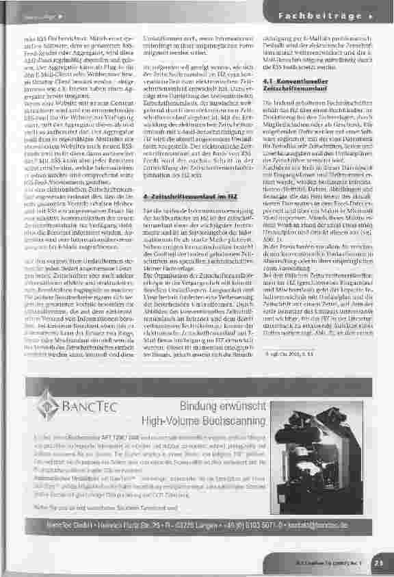 Vorschauseite 4: Elektronischer Zeitschriftenumlauf