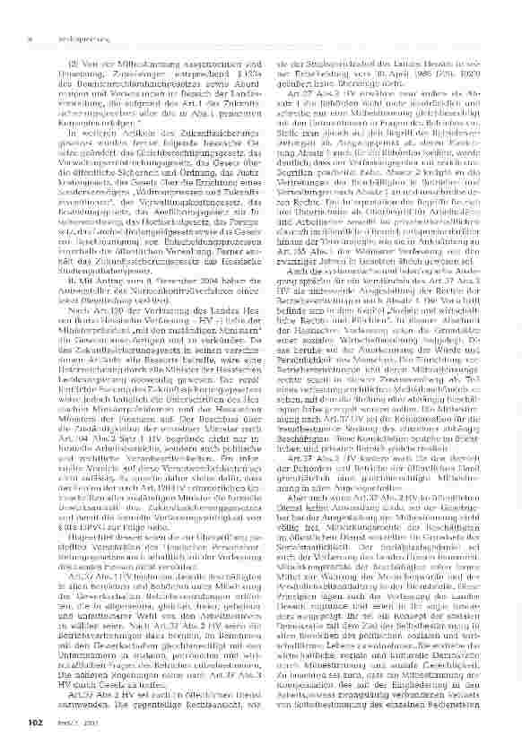 Vorschauseite 3: Änderungen des HessPersVC verfassungsgemäß