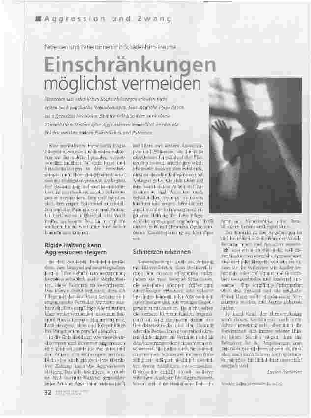 Vorschauseite 1: Einschränkungen möglichst vermeiden