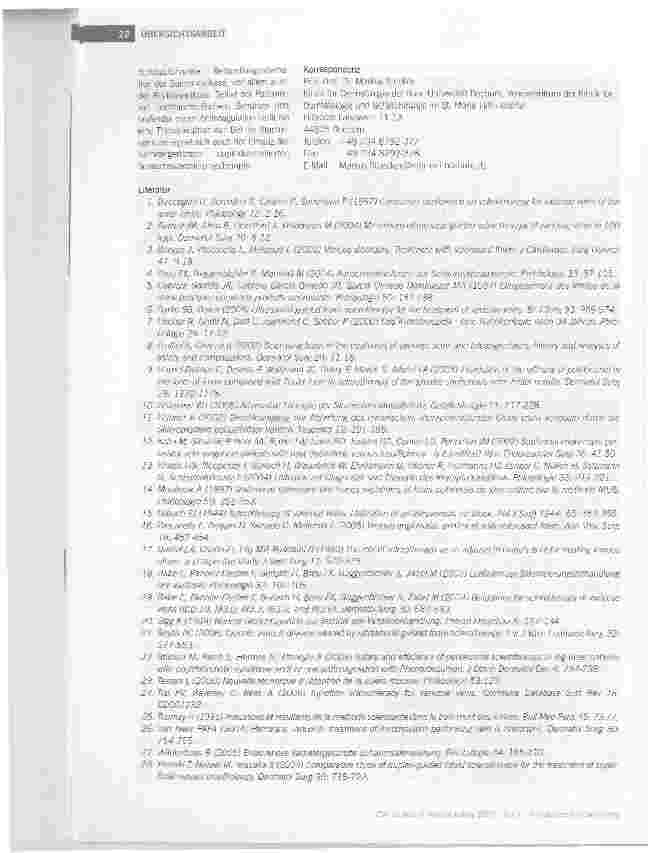 Vorschauseite 5: Stellenwert der Schaumsklerosierung in der minimal invasiven Therapie der chronischen venösen Insuffizienz unter besonderer Berücksichtigung der periulzerösen Varizen