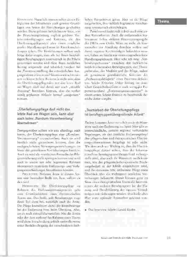 Vorschauseite 4: Verhindern, dass der Klinikaufenthalt zum Horrortrip wird
