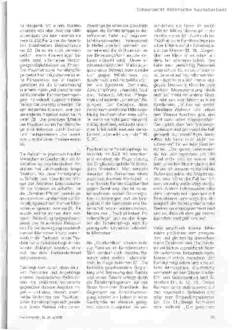 Vorschauseite 2: Schwerpunkt Klinische SozialarbeitPerspektive Psychiatrische Familienpflege?