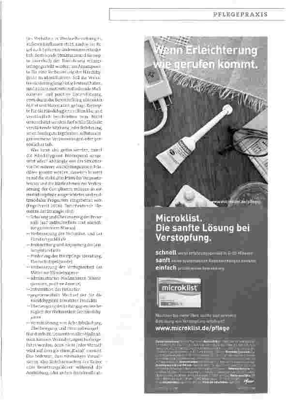 Vorschauseite 3: Händehygiene - eine unendliche Geschichte