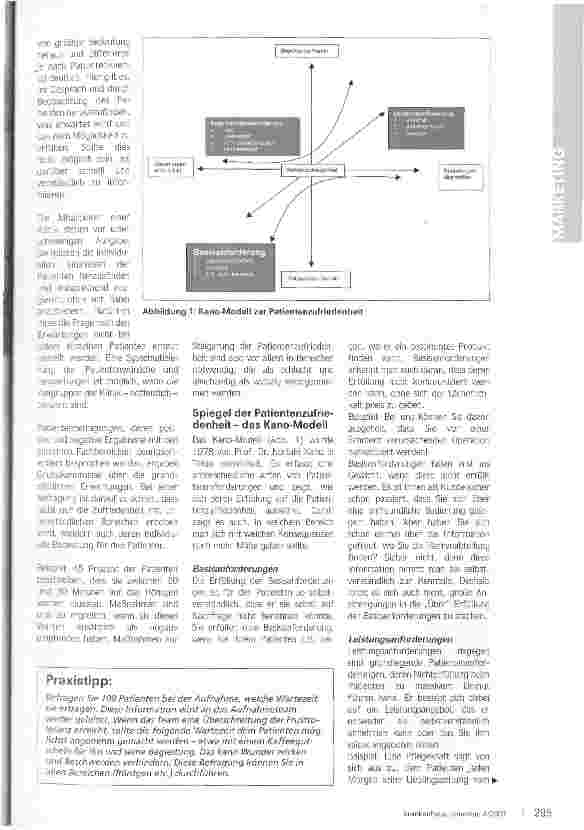 Vorschauseite 2: Das gewisse Etwas mehrPatientenorientierung maximal - von der Zufriedenheit zur Begeisterung
