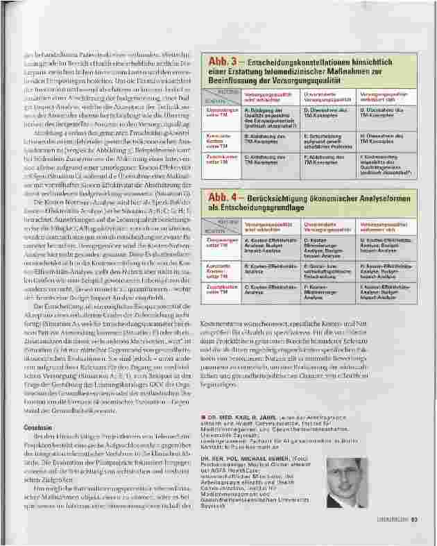 Vorschauseite 3: Empirische und gesundheitsökonomische Betrachtung von Telemedizinprojekten