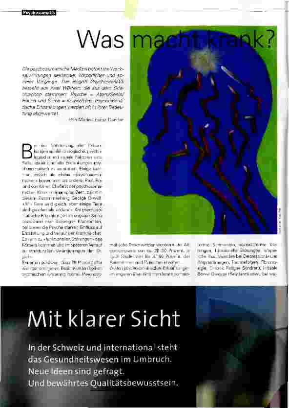 Vorschauseite 1: Was macht krank?
