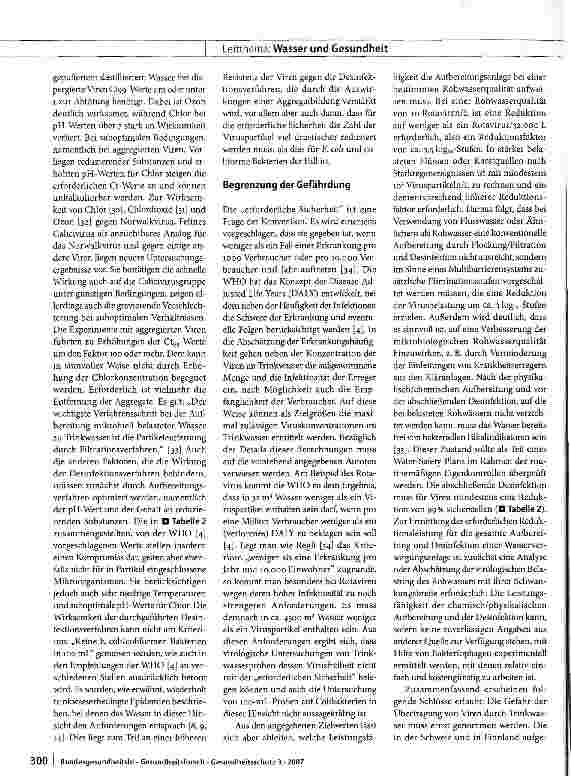 Vorschauseite 5: Viren im Trinkwasser