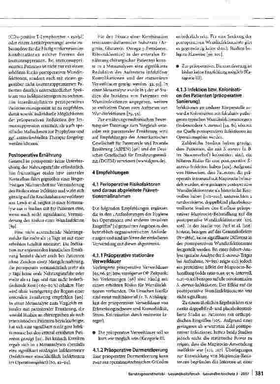 Vorschauseite 5: Prävention postoperativer Infektionen im Operationsgebiet