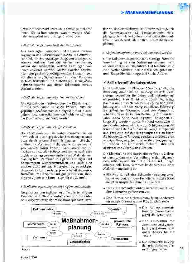 Vorschauseite 2: Auf Augenhöhe mit den Klient/innen