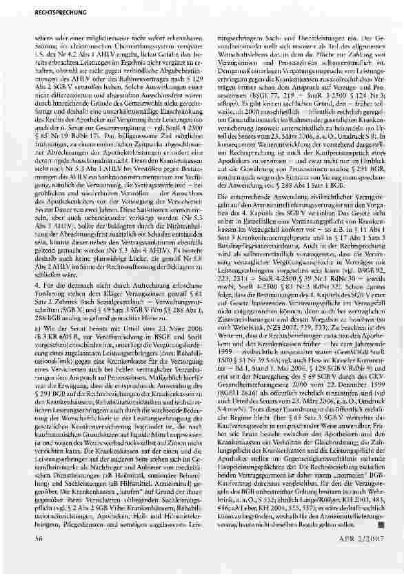 Vorschauseite 4: Ausschlussfrist für Rechnungsstellung als unverhältnismäßige Einschränkung des Rechts der Apotheker auf Vergütung ihrer Leistungen
