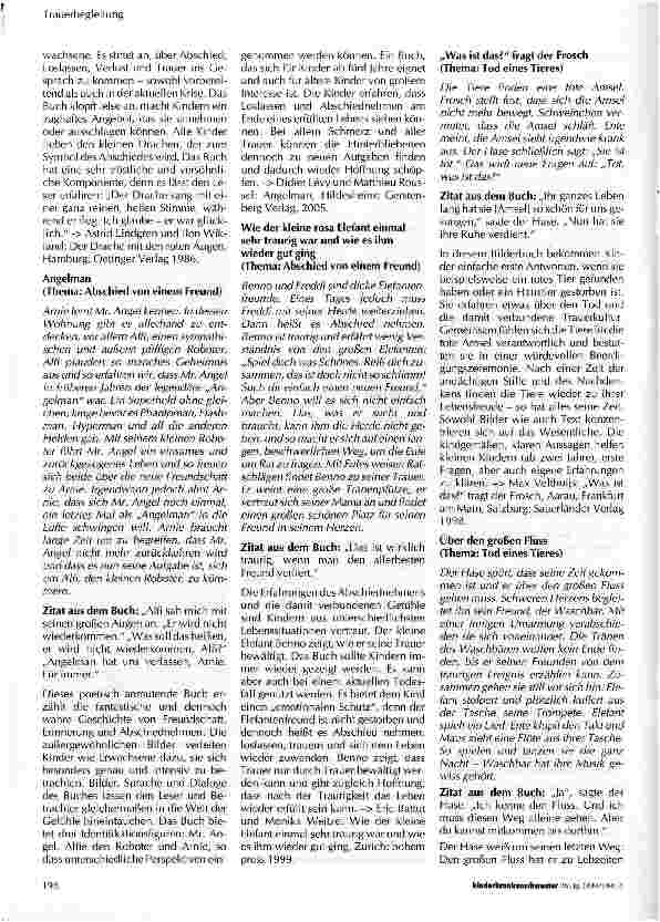 Vorschauseite 4: Bilderbücher: Bücher voller Bilder als Helfer in der Krise