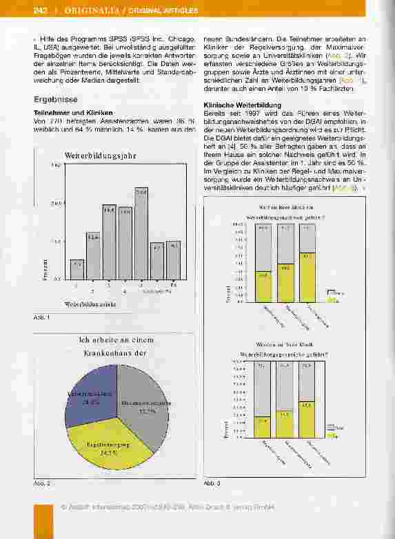 Vorschauseite 3: Weiterbildung im klinischen Alltag: Bestandsaufnahme und Strategien*