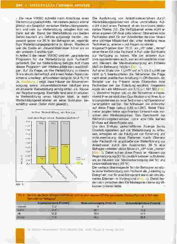 Vorschauseite 4: Weiterbildung im klinischen Alltag: Bestandsaufnahme und Strategien*