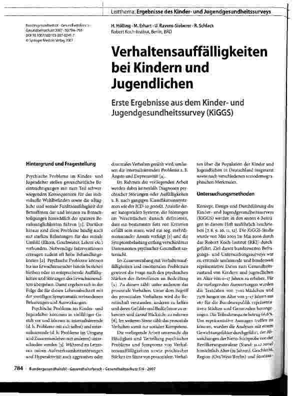 Vorschauseite 1: Verhaltensauffälligkeiten bei Kindern und Jugendlichen