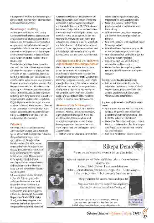 Vorschauseite 2: Wochenbettdepression aus heiterem Himmel?