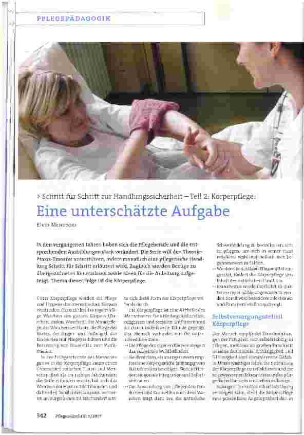 Vorschauseite 1: Eine unterschätzte Aufgabe