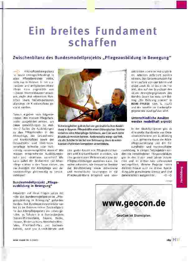 Vorschauseite 1: Ein breites Fundament schaffen