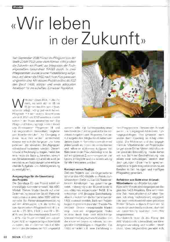 Vorschauseite 1: Wir leben in der Zukunft