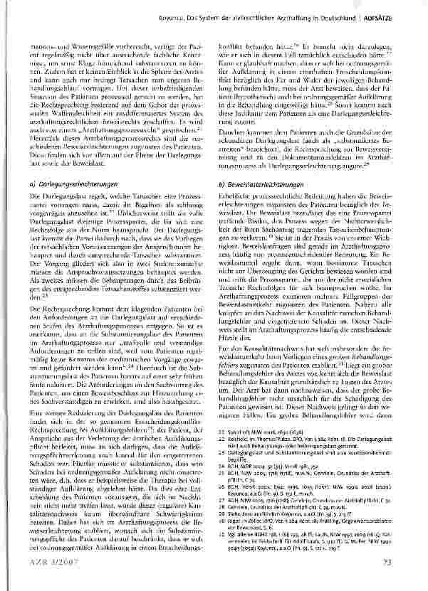 Vorschauseite 5: Das System der zivilrechtlichen Arzthaftung in Deutschland