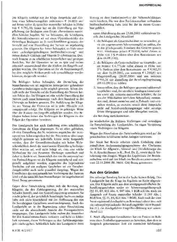 Vorschauseite 2: Bedeutung und Klassifizierung von Leitlinien bei Schilddrüsen-OP
