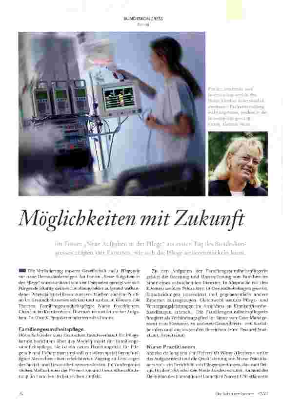 Vorschauseite 1: Möglichkeiten mit Zukunft