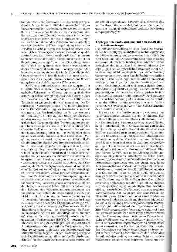 Vorschauseite 4: Die Unbeachtlichkeit der Zustimmungsverweigerung des Personalrats nach der Rechtsprechung des Bundesverwaltungsgerichts und der Obergerichte (ohne Berücksichtigung der gesetzlich…