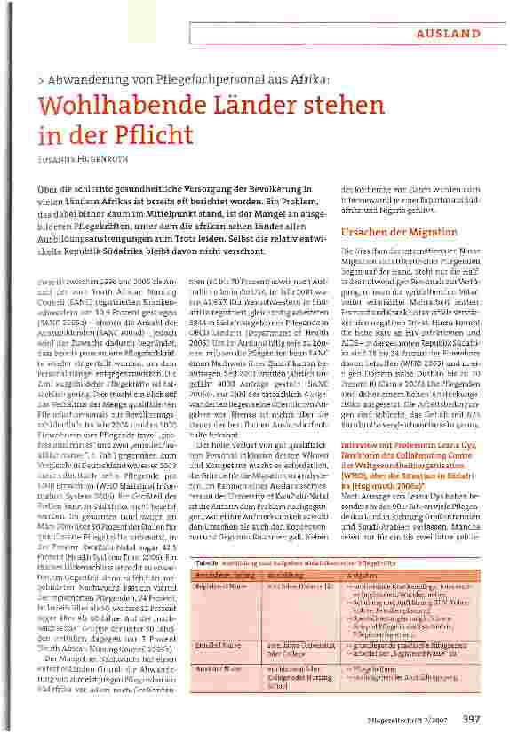 Vorschauseite 1: Wohlhabende Länder stehen in der Pflicht