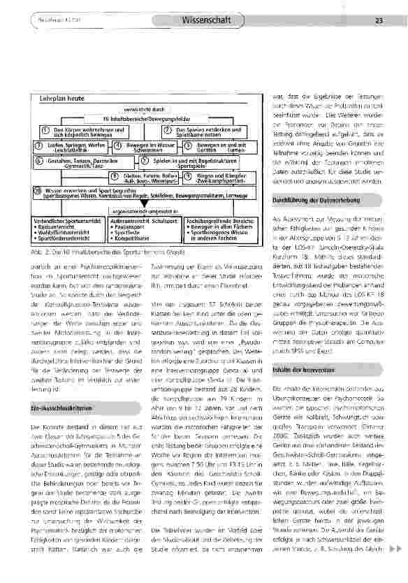 Vorschauseite 3: Psychomotorik im Sportunterricht