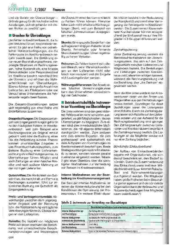 Vorschauseite 2: Risiken im Beschaffungsprozess - Überzahlungen von Lieferantenrechnungen