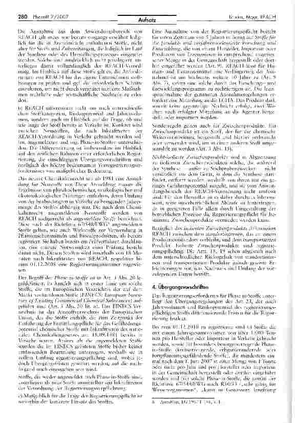 Vorschauseite 4: Schnittstellen und Handlunqsbedarf für die pharmazeutische Industrie