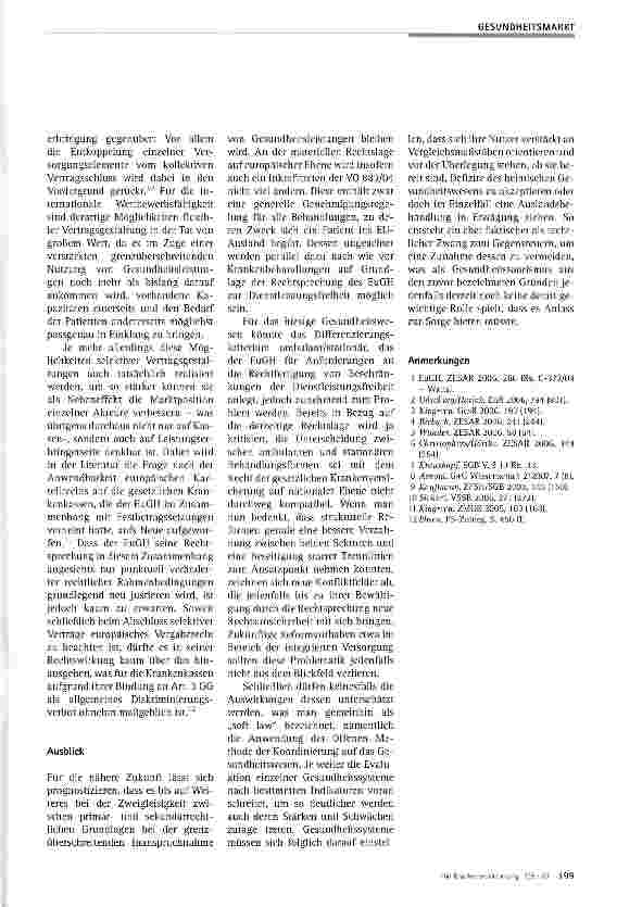 Vorschauseite 4: Gesundheitsmarkt Europa - Chancen und Risiken für das deutsche Gesundheitswesen