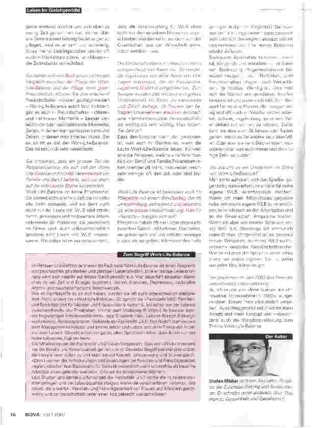 Vorschauseite 2: Work-Life-Balance