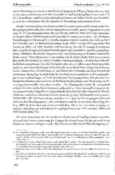Vorschauseite 6: Nebenwirkungen von Innovationen auf dem Pflegearbeitsmarkt: