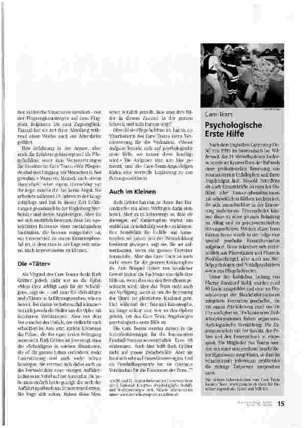 Vorschauseite 2: Mein Herz schlägt auch für die Schuldigen