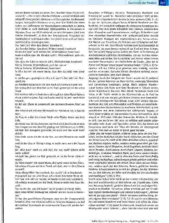 Vorschauseite 2: Von Agrippa über Agricola und Eisenbarth zu Paracelsus