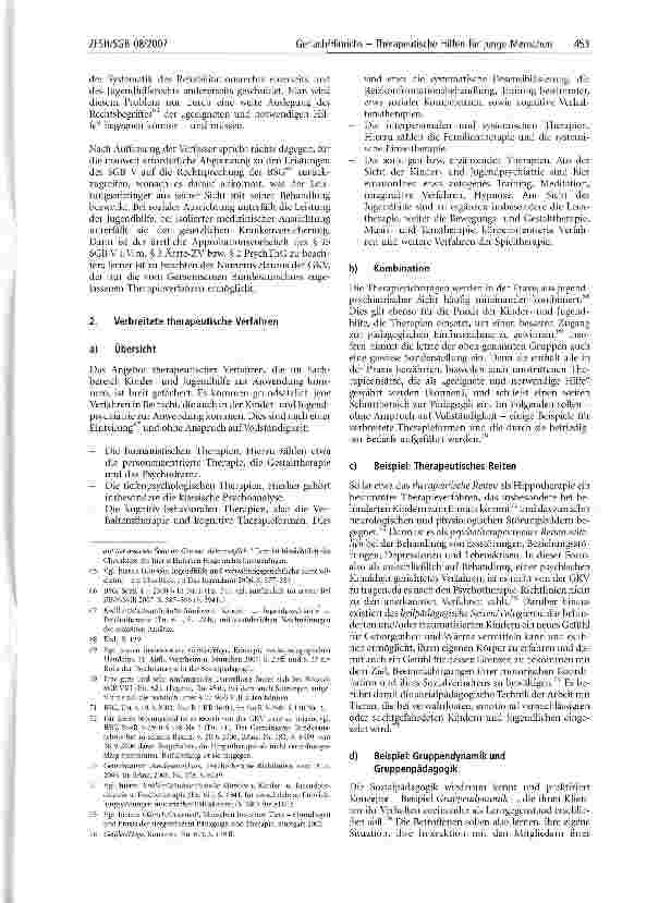 Vorschauseite 3: Therapeutische Hilfen für junge Menschen -problematische Schnittstellen zwischen SGB V, SGB VIII und SGB XII