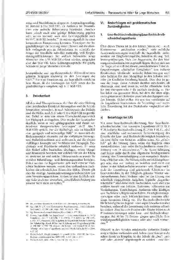 Vorschauseite 5: Therapeutische Hilfen für junge Menschen -problematische Schnittstellen zwischen SGB V, SGB VIII und SGB XII