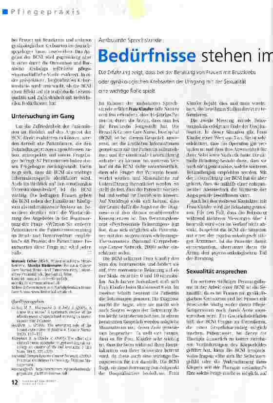 Vorschauseite 1: Bedürfnisse stehen im Vordergrund