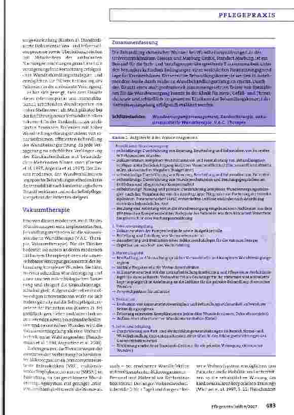 Vorschauseite 2: Vakuumversiegelung in der Kardiochirurgie