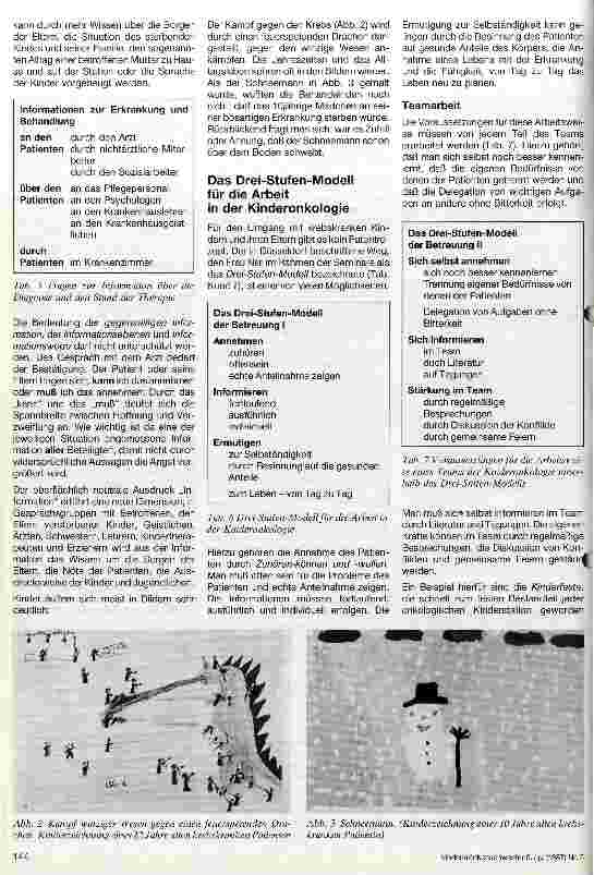 Vorschauseite 3: Schulung und Aufgaben des Pflegepersonals in der Kinderonkologie
