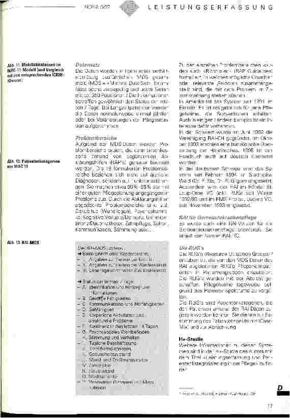Vorschauseite 5: Leistungserfassung in der Langzeitpflege Eine Kurzbeschreibung der Instrumente
