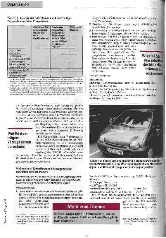 Vorschauseite 3: Kosten senken - Erlöse steigern Praxisbeispiel einer Organisationsentwicklung