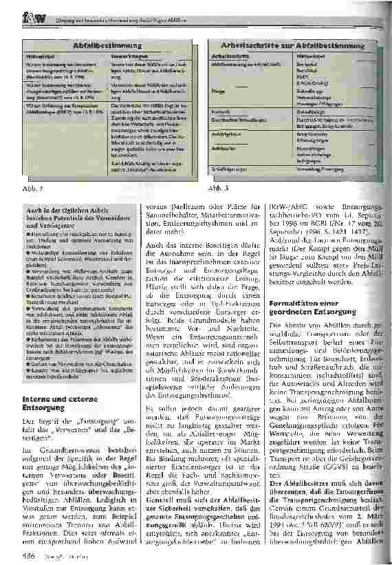 Vorschauseite 3: Umgang mit besonders überwachungsbedürftigen Abfällen Ihre Bestimmung und Entsorgung