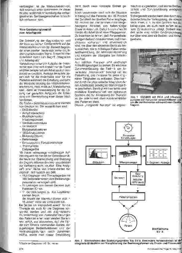 Vorschauseite 3: Entwicklungstrends in der Beatmungsund Narkosetechnik
